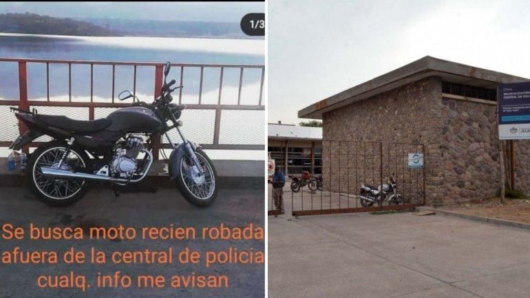 El caso de la moto fue publicado en Facebook.&nbsp;