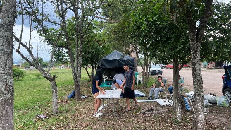 Jóvenes de toda la provincia llegan a Río Blanco para honrar a la Virgen