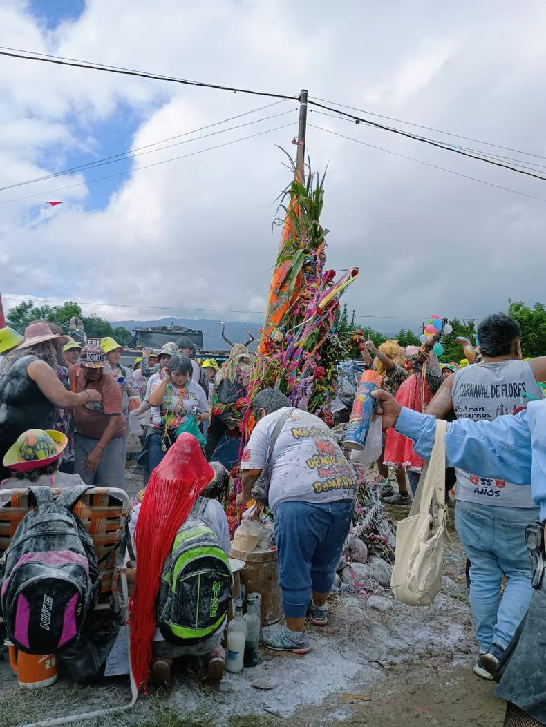 Comenzó el desentierro del carnaval de flores