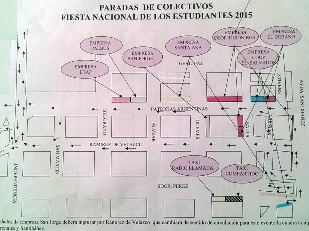 Mapa del nuevo recorrido