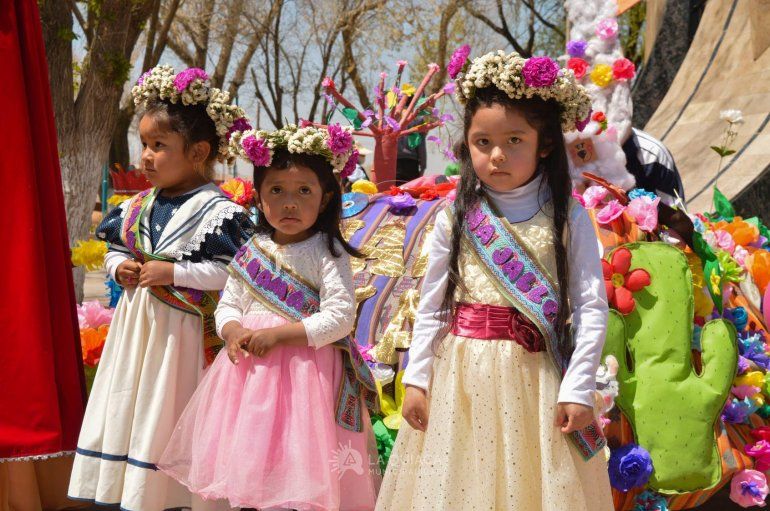 Los más pequeños también participan de la exposición 