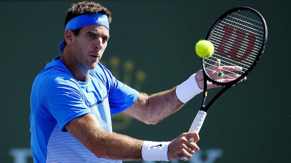 Juan Martín Del Potro debuta esta noche en el Indian Wells