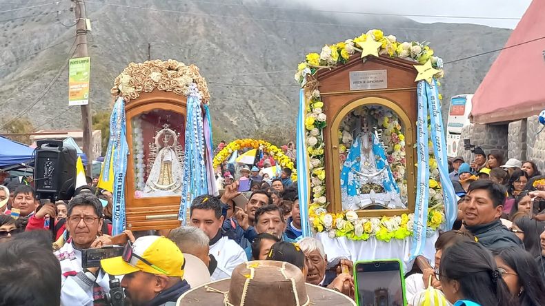 Encuentro de vírgenes de Punta Corral (foto archivo). Encuentro de vírgenes de Punta Corral (foto archivo).