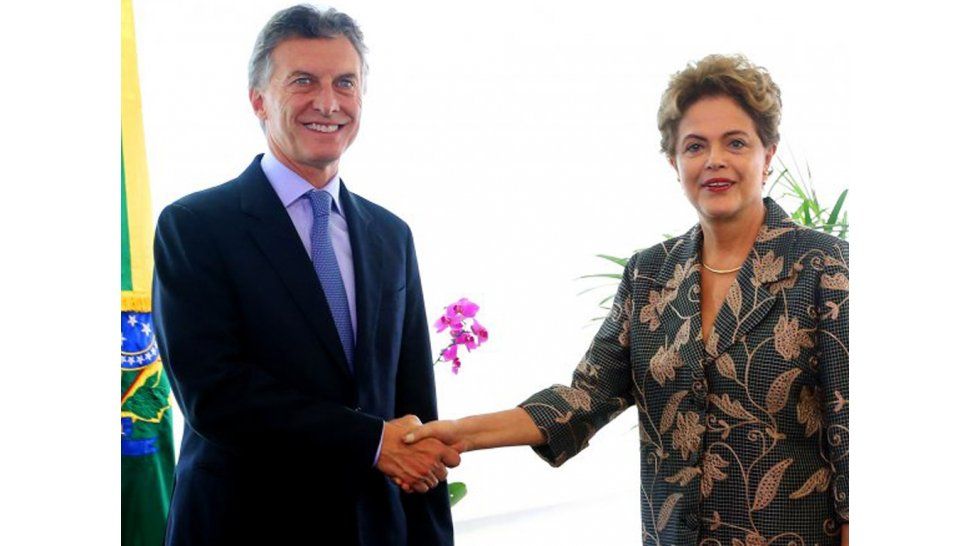 Macri y Dilma Rousseff