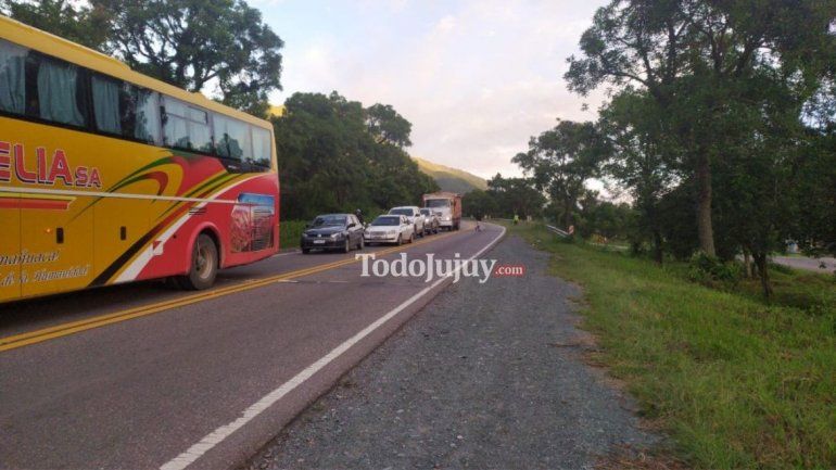 Corte en la Ruta 9