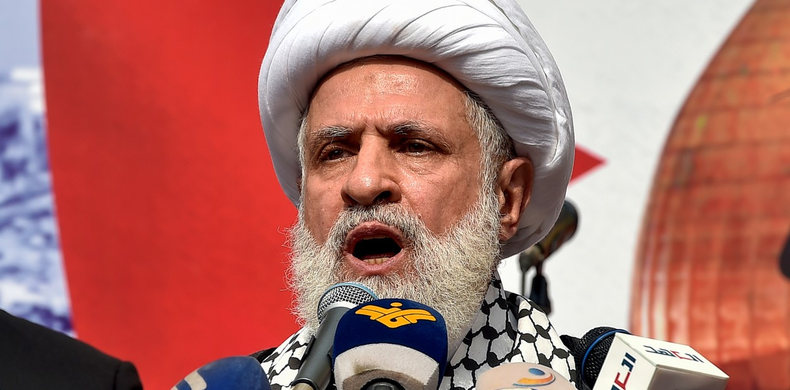 El líder de Hezbollah, Naim Qassem El líder de Hezbollah, Naim Qassem