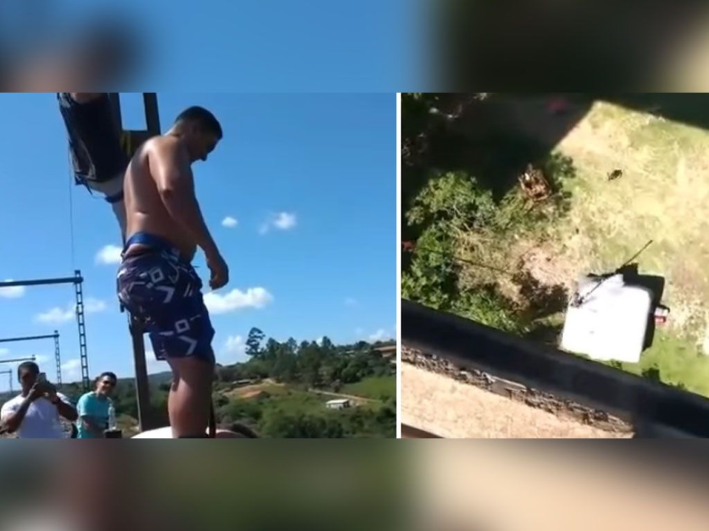 Bungee jumping trágico