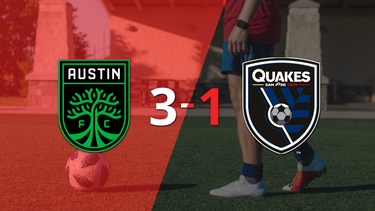 Austin FC paseó a San José Earthquakes y selló su triunfo 3 a 1