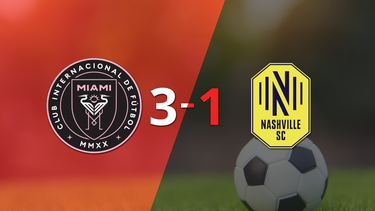 Con doblete de Lionel Messi, Inter Miami derrotó a Nashville SC