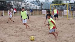 Ciudad Cultural: Encuentro de fútbol Playa Kids