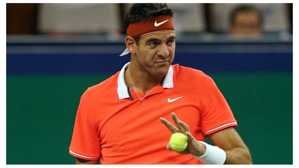 Una lesión de rodilla obligó a Del Potro a abandonar en Shanghai