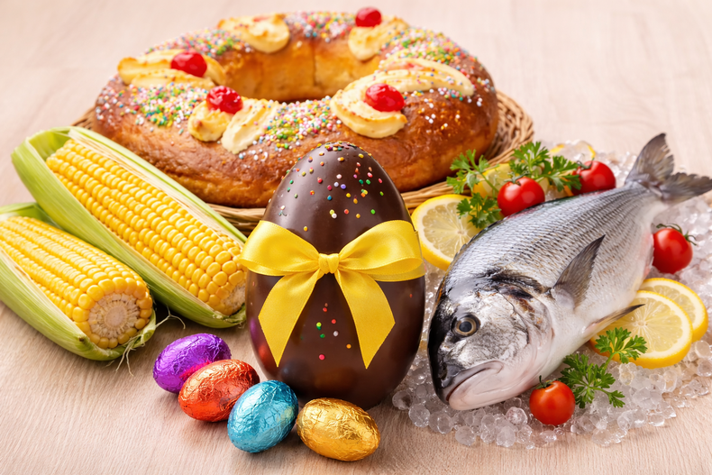Comida y dulces de Pascua