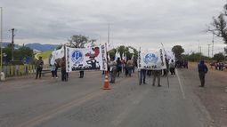 Corte de ruta en General Güemes.