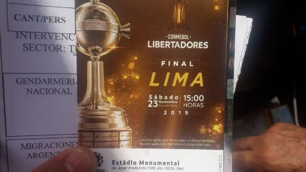 Buscan en Jujuy al dueño de una entrada para la final de la Libertadores