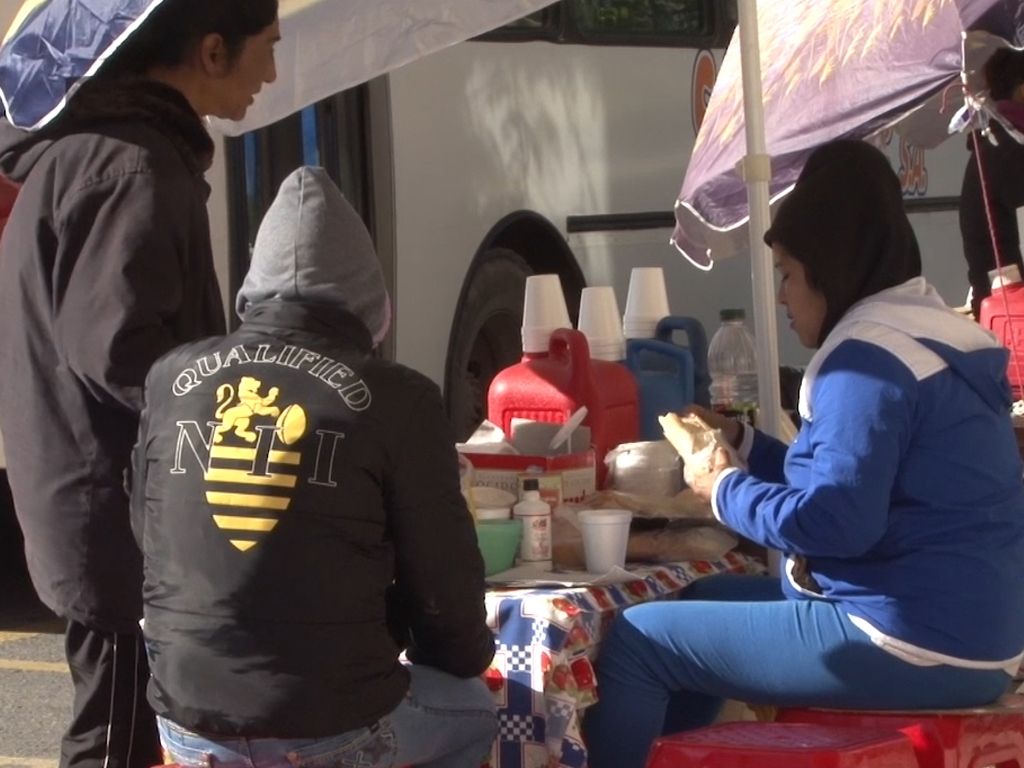 Venta de comida en la calle