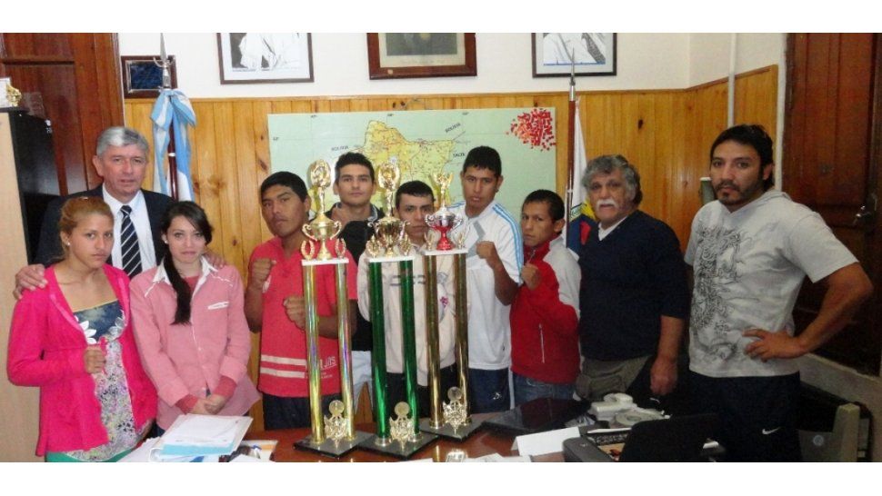 Visita de los boxeadores