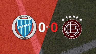 Godoy Cruz y Lanús no se hicieron daño y empataron sin goles