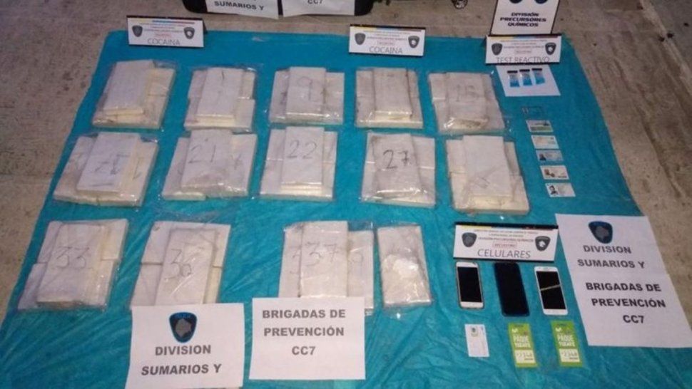 Arrestada con cocaína