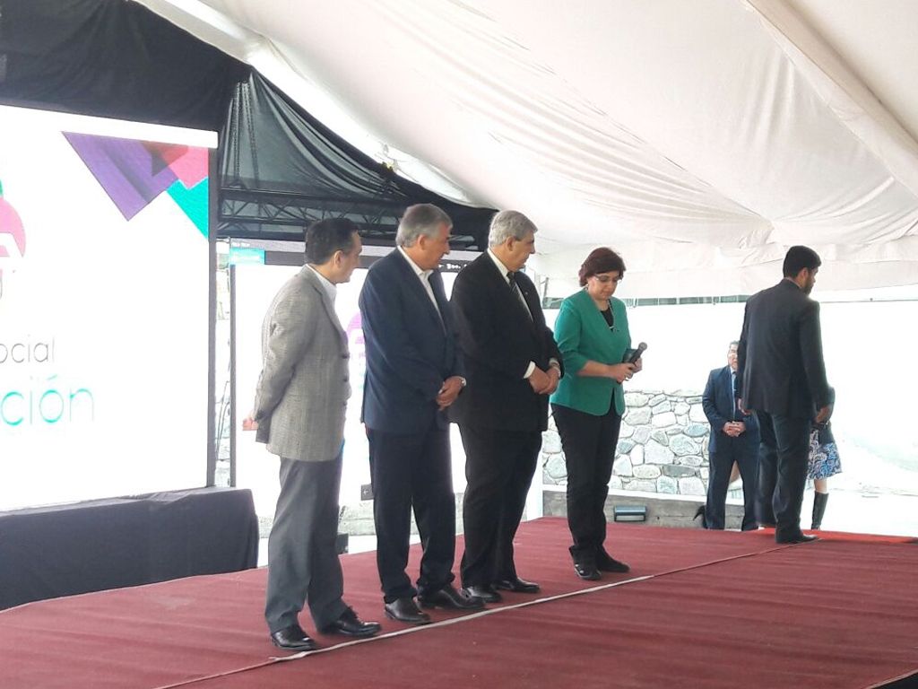 Morales y Finocchiaro en el lanzamiento