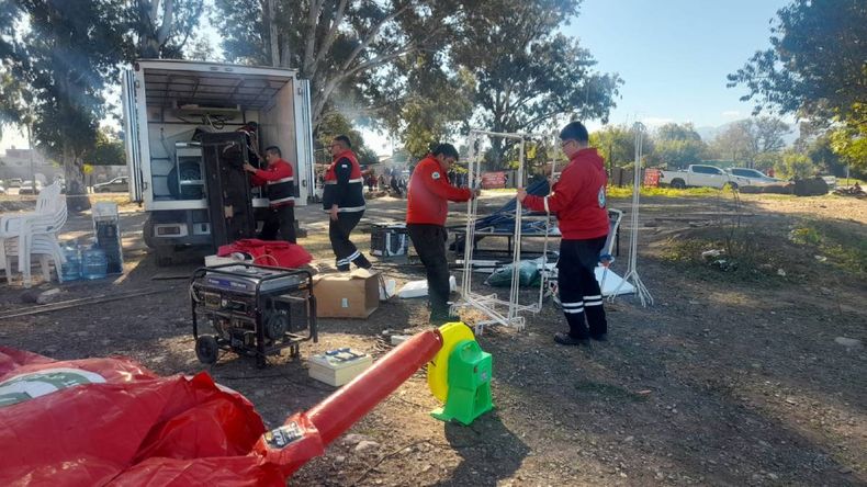Ejercicio de emergencia en el Aeropuerto de Jujuy