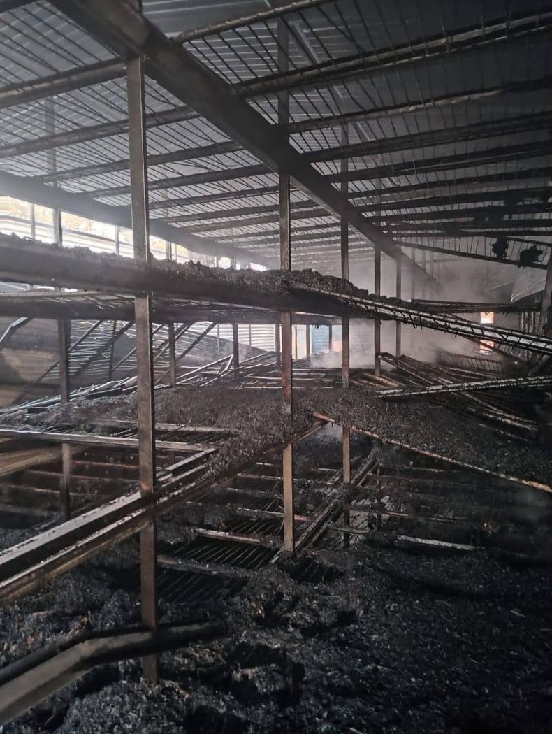 Incendio en Monterrico