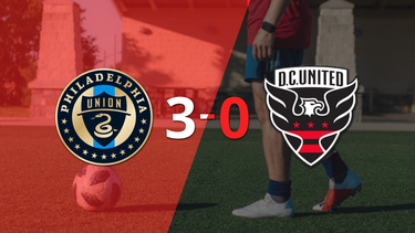 Philadelphia Union fue contundente y goleó 3-0 a DC United
