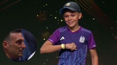 José, el salteño de 12 años que hizo emocionar a la Selección Argentina.