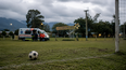 Murió un hombre en el fútbol de veteranos en Palpalá - Imagen creada con IA&nbsp;