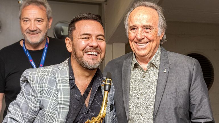 Joan Manuel Serrat y Michi Quiroga en Córdoba Joan Manuel Serrat y Michi Quiroga en Córdoba