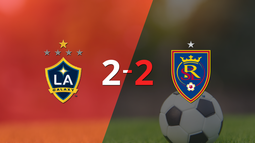 LA Galaxy y Real Salt Lake igualaron 2 a 2