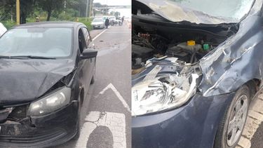 Triple choque en ruta 9 en la bajada de Alto Comedero: habría sido por esquivar un perro