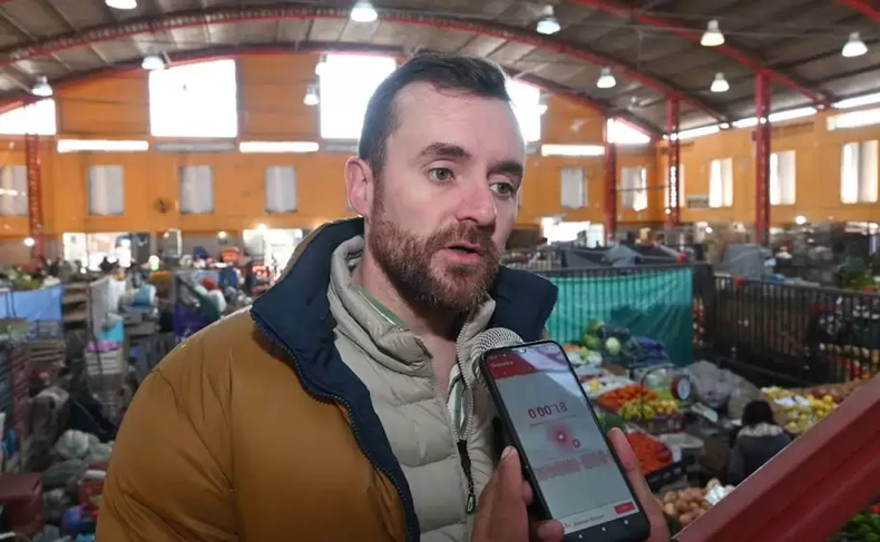 Pablo Martínez, responsable de la Administración de Mercados de la Municipalidad