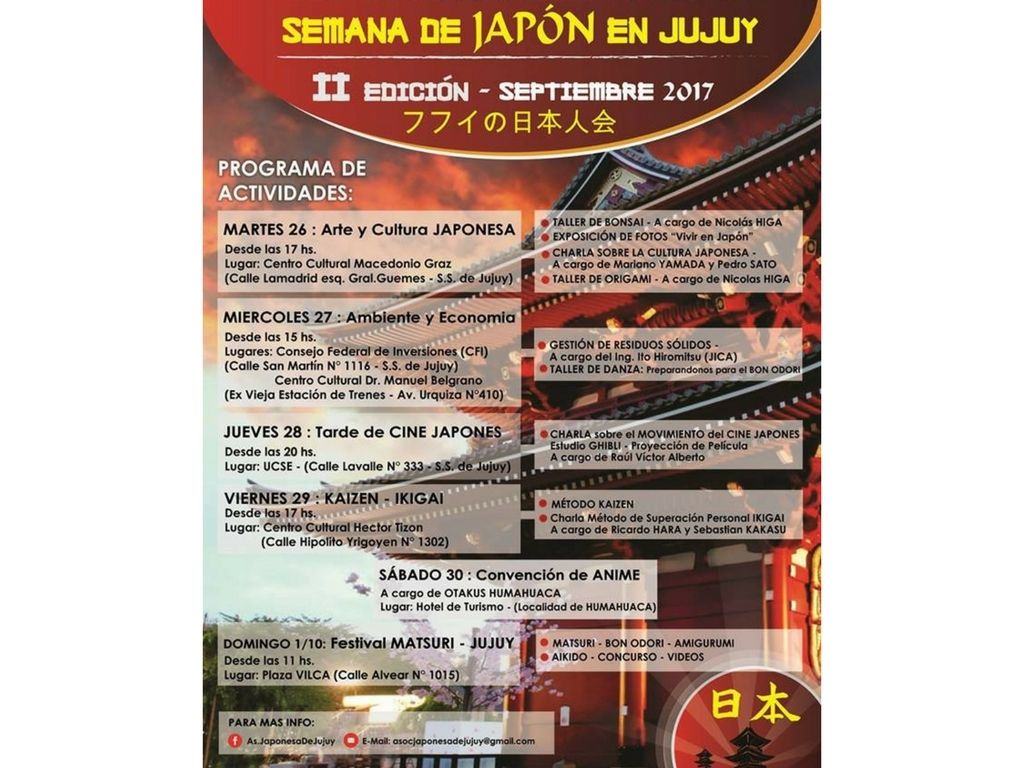 Programa Semana Japón