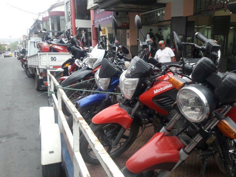 Motos retenidas
