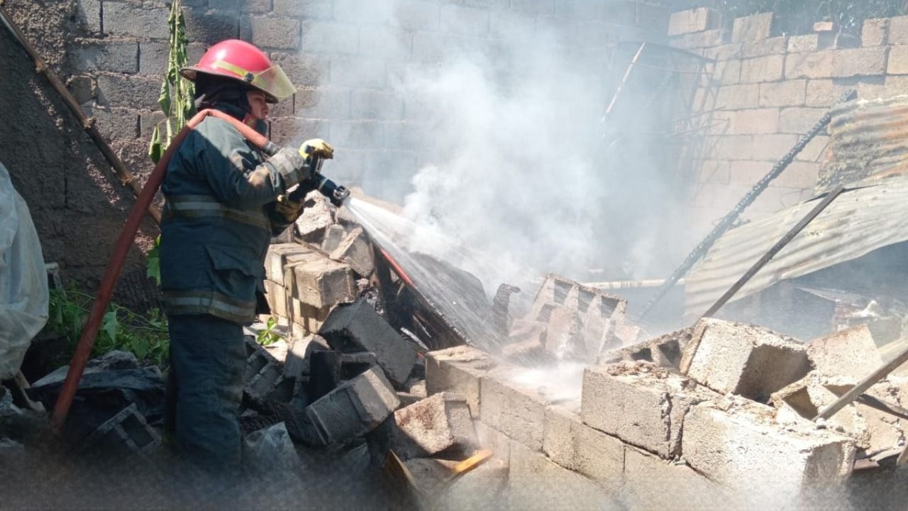 Incendio carpitería de Palpalá