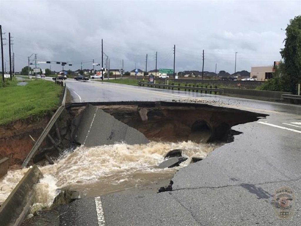 Inundación en Texas por el Huracán