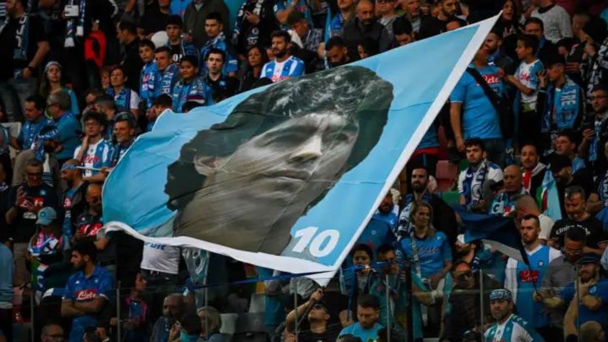 El Diego presente.