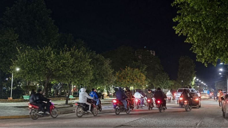 La menor iba de acompañante en una moto.