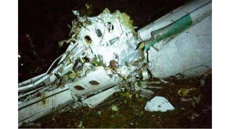Así quedó el avión