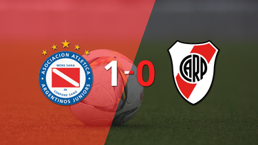 Apretada victoria de Argentinos Juniors frente a River Plate