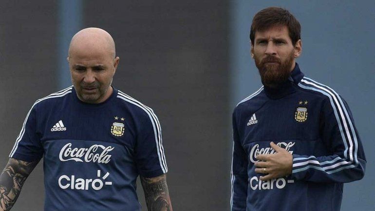Sampaoli y Messi