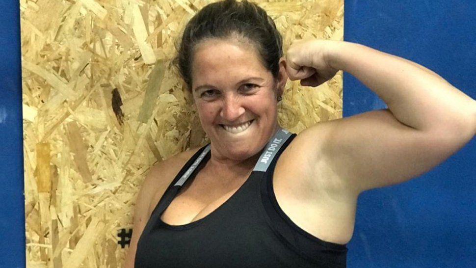 Está embarazada y hace Crossfit para acompañar la gestación