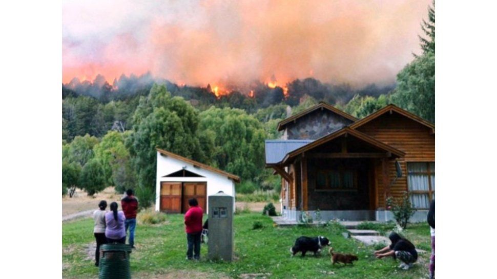 Incendios en Chubut