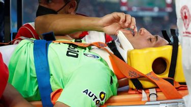 Musso tuvo un choque y fue reemplazado a los cinco minutos de juego.&nbsp;