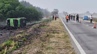 Accidente fatal: la ruta Nº66 está totalmente cortada