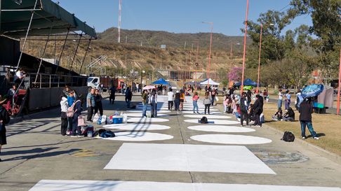 Todo Jujuy | Comenzó la Pintada Estudiantil en el FNE 2025