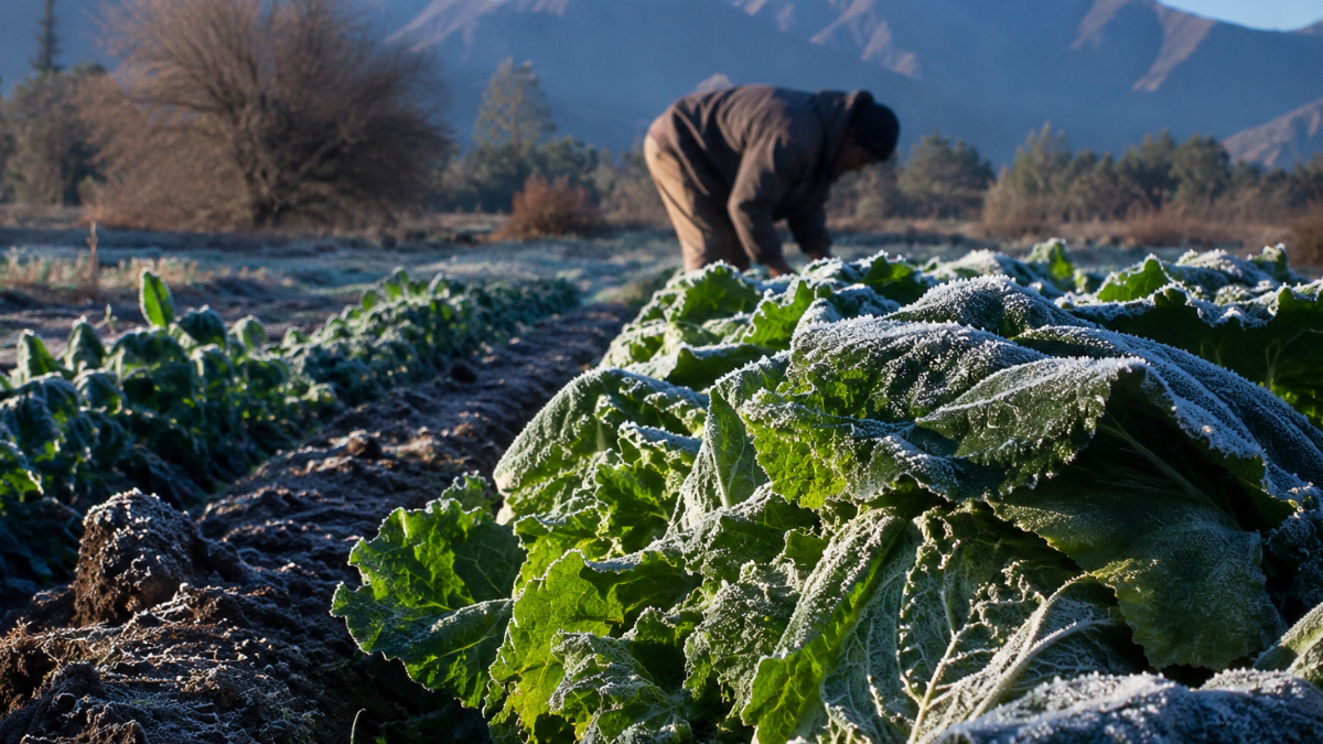 Frio Frutas y verduras - Foto generada con IA