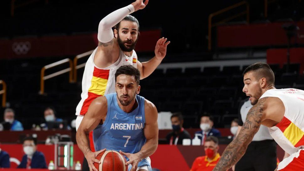 Selección Argentina de básquet vs España