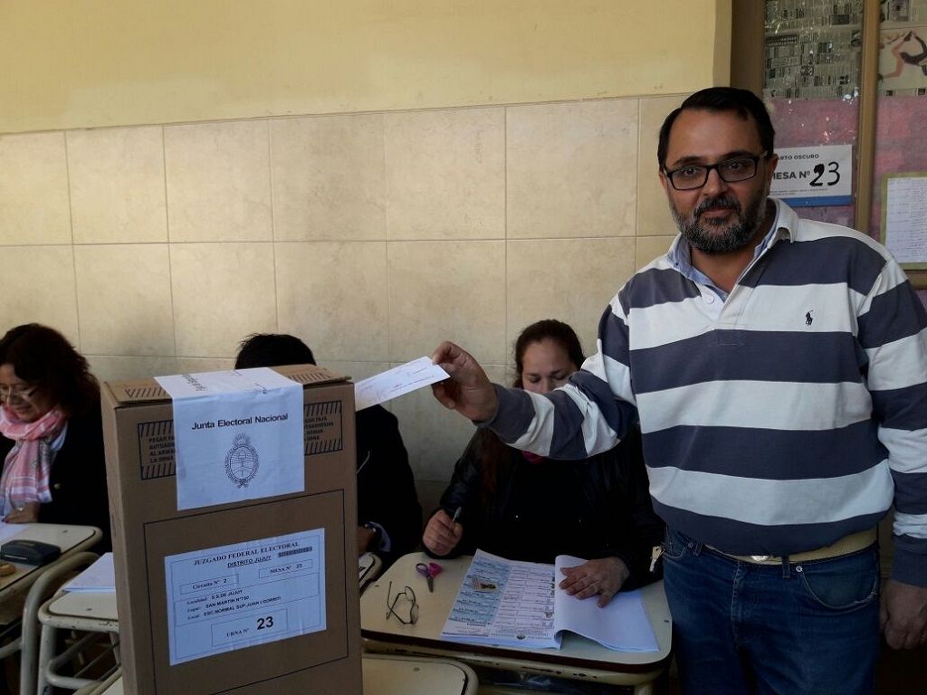 Votó Lisandro Aguiar