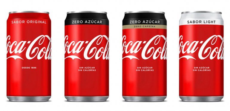 coca cola en latas